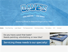 Tablet Screenshot of davespoolrepair.com